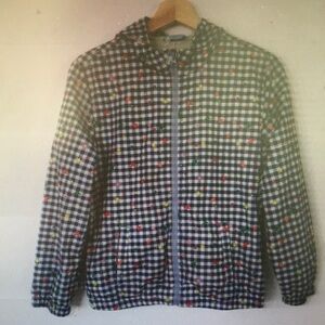 Kids Checkered Hooded Jacket